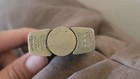 Rare Vintage 1920s Clark Windodger Liftarm Lighter 18k Gp Brown Ostrich Leather
