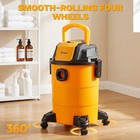 Dekopro Shop Vacuum Wet And Dry 4-gallon 3 Peak Hp Portable Shop Vac