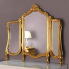 Vintage Gold Folding Vanity Mirror Decorative Dressing Mirror Shabby Chic