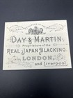 Victorian Trade Card Day   Martin - Real Japan Blacking  London And Liverpool