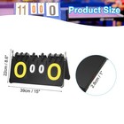 Portable Flip Scoreboard  6-digital Score Keeper Flipper  Yellow white