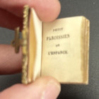 Antique French Miniature Prayer Book - Petit Paroissien De L   enfance - Read