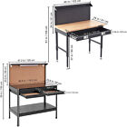 Vevor Multifunctional Workbench 48x24  With Pegboard Worktable W  Power Outlets