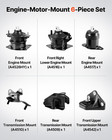 Engine Motor Mount And Transmission Mount Kit Replacement  Set Of 6  Compatible
