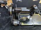 Nice   Tested Singer 221 Featherweight Sewing Machine Case  Works  2
