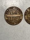 2- Pcs Gold Chip Company 1 4 C Savings Token Savings Chest Chip Free Shipping