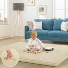 Baby Play Mat 39 X59 Foam Crawling Nursery Rug Light Beige Ilpeod Floor Muscle
