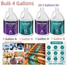 Bulk 4 Gallon Kit - Crystal Clear Tumbler Epoxy Resin - Diy Craft Arts Coating