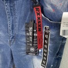 Reason Men s Blue Denim Jeans Slim Fit Skinny Medium Wash Mid Rise Distressed