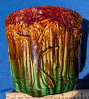 Antique Weller Pottery Forest Jardiniere Planter 1920s Mid Size