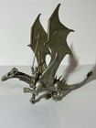 Rawcliffe ral Partha Pewter Miniature Figurine Of A Dragon Rider 
