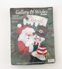 Bucilla Gallery Of Stitches Felt Stocking Kit Santa   Snowman No  33588