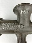 Antique Meat Grinder Chopper Enterprise No  10 Tinned Wooden Handle 1384 Usa