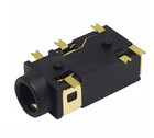 Pj-342b 311 3 5mm Headphone Audio Socket Jack Connector Gold Plated 6 Pin