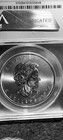 2020 1 Oz Silver Canadian Maple Leaf  9999 Fine  5 Coin - Anacs Ms70 - Fdoi 