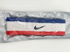 Nike Headband Osfm Usa 250th Red White Blue Striped Swoosh Logo Tennis Fitness