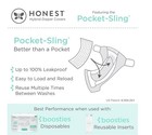 Honest Hybrid Diaper Covers Size Small 3 Pack Reusable Cloth Diapers New