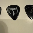 Pantera Dimebag Darrell Guitar Pick Rare Concert Caught   2 Rex Brown Picks      