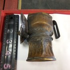 Vintage Justrite Brass Coal Miner s Carbide Head Lamp Pat  Pending