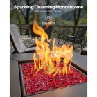 Uimoso 10 Lbs Red Fire Glass 3 4-inch For Fire Pit And Fireplace Use