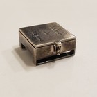 Vintage Sterling Silver Wishes Do Come True Pill Tooth Fairy Box Trinket Holder