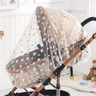 Mosquito Net For Baby Pram  Daisy Print Stroller Netting Cover - White Daisy