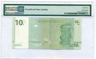 Congo Democratic Republic 1997 10 Francs Bank Note Gem Unc 65 Epq Pmg