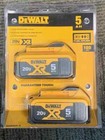 New 2 Brand  20 Volt 20v Max Xr Li-ion 5 0 Ah Batteries For Dewal eigh