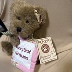 Boyds 82535 Grammy Brown Plush Stuffed 8  Animal Bear Beary Best Grandma Quilt