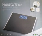 Wide Platform Digital Body Weight Bathroom Scale  400 Lbs  4 3 Inch Lcd  - Black
