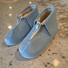 Vintage Toddler Shoes Leather Zip-up Moccasins Size 5 5 Baby Shoes