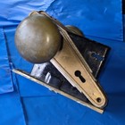 Antique 1886 Sargent   Co Brass Mortise Lock Set - 2 Door Knobs And Back Plates