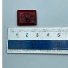 Authentic Ancient Roman Athlete Bust Carnelian Intaglio Circa 1st-2nd Century Ad