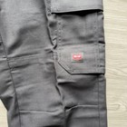 Redkap Men   s Work Cargo Pants Charcoal Gray 34x30 New