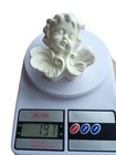 Vintage Angel Trinket Box Cherub Jewelry Holder White Ceramic