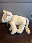 Ty Beanie Buddy Flip Cat Plush Cream White Pink Bow With Tag