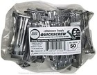 Quick Screw 5  50 Pack  Hidden Rain Gutter Bracket Hook Hangers With Screw Cl   