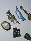 Cracker Jack Lot 865 - Metal Prizes 1920s Instruments Etc