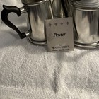 Vintage Kirk Stieff Pewter Tea Service     Pot  Sugar W lid   Creamer - 3 Pc  Set