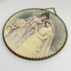 Vintage Glass Flue Cover Victorian Wedding Girl Boy 7 5    Gallery Graphics