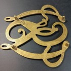 Virginia Metalcrafters George Washington Cypher Bicentennial Brass Trivet Gw Usa
