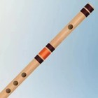 Wooden Flute Indian Musical Instrument Bansuri Natural Right Hand 19 In Scale C