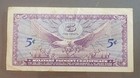 Series 641 5   Military Payment Certificate Mpc Au Purple Note J08695708j