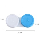 1 Pack Contact Lens Case Box Portable Mini Contact Lens Case Box Ab