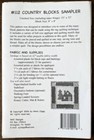 Quilt Pattern  country Blocks Sampler  New Unused 53  X 73 