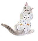 Cat Recovery Suit Cotton Dog Care Pajamas Pet Surgery Post Operative Size Large
