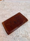 Antique Panama Pacific Expo Leather Billfold San Francisco 1915 Soft Leather