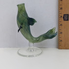 Vintage Milon Townsend Perfume Bottle Art Glass Mermaid Fish Vanity Decor Signed