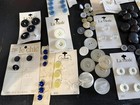 Vintage Button Lot La Mode Le Chic Carded And Loose 250 Plus Buttons
