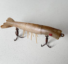 Vintage Manny s Tasty Shrimp Lure Rare  no Holes  Model New Orleans  La C 1947